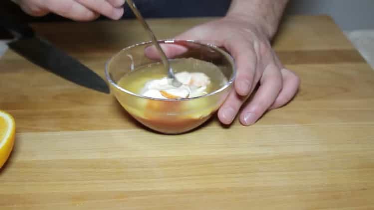 krevety omáčka vytlačit citronovou šťávu