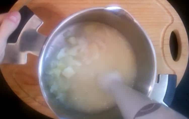 Krémová špenátová krémová polévka