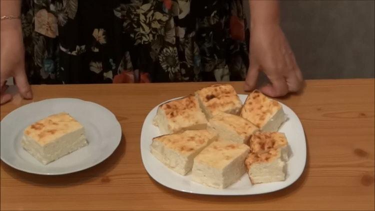 Pati oriniausia varškės sūrio pudinga orkaitėje - paprastas receptas