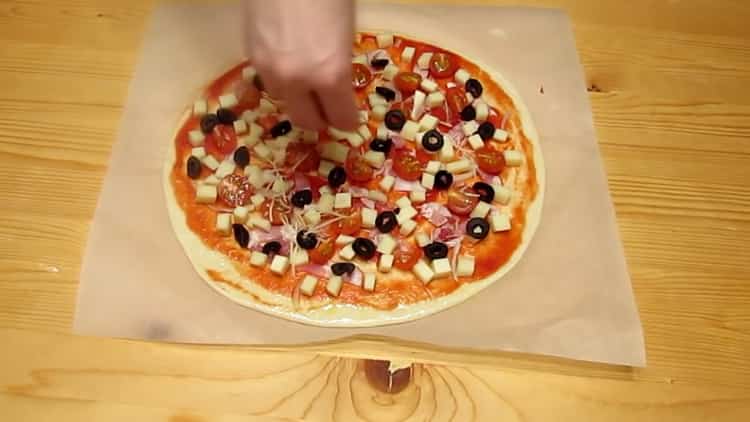 Gyors élesztő pizza tészta