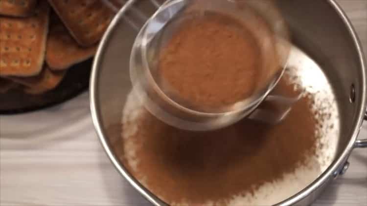 Как се прави шоколадова наденица
