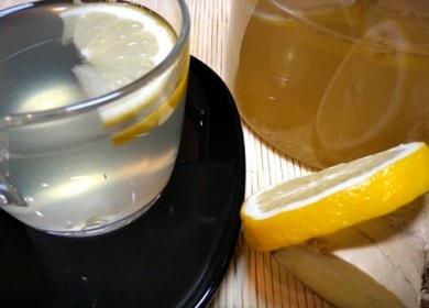 Keitämme inkivääriä sitruunalla oikein: resepti, jossa on vaiheittaiset valokuvat maukasta ja terveellistä teetä.