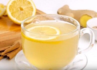 شاي معطر من جذر الزنجبيل المعجزة 🍯