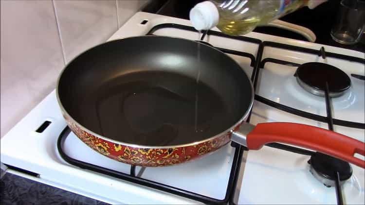 Jak vařit Pohanka se zeleninou na pánvi