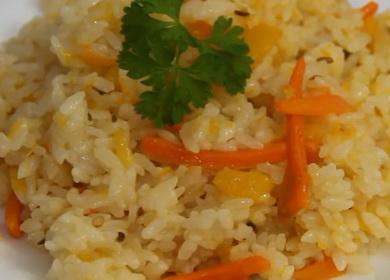 Lenten recept ízletes tök rizzsel 🍲