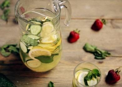 Vitamin-Mineral-Cocktail Sassi aus Wasser mit Gurke 🥒