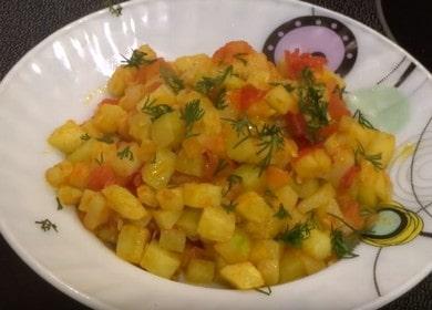 Zucchine brasate con pomodoro e aglio - semplici e deliziose 🍅