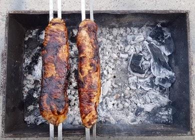 كيف تتعلم كيف تطبخ لذيذ Karski kebab 🍢