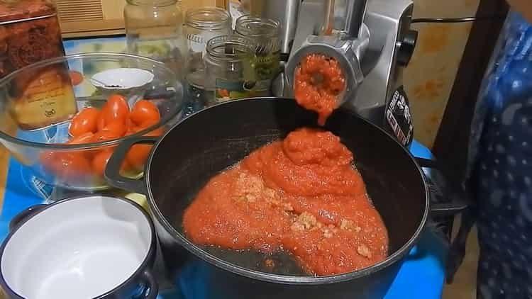 torcere l'aglio