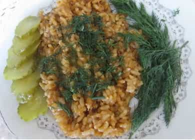الأرز مع الكافيار كوسة - وصفة Lenten 🍚