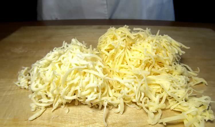 Főzés rák botok sajttal