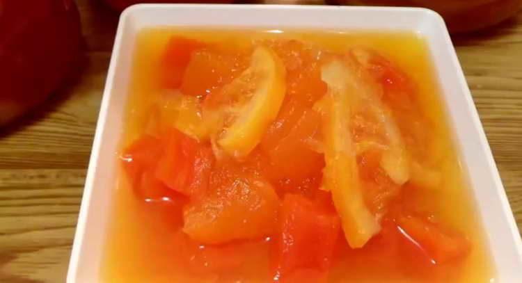 Kürbismarmelade mit Orange