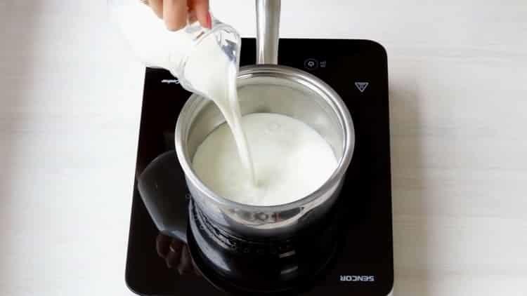 Vařte mléko na vaření