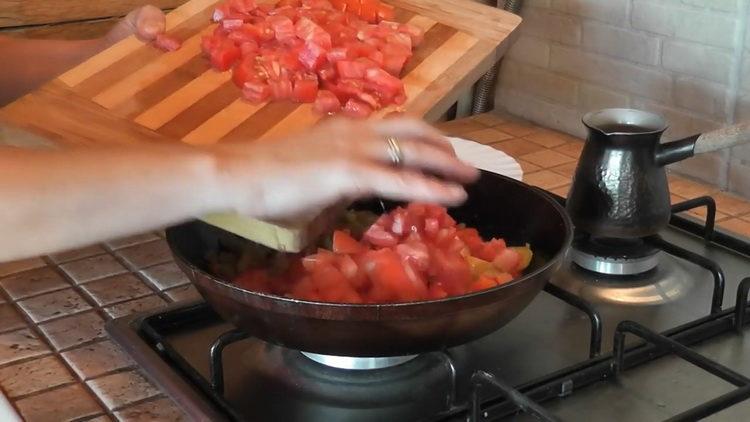 smažte rajčata