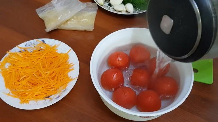 blanchová rajčata