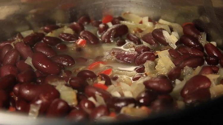 červené fazole lobio klasický recept