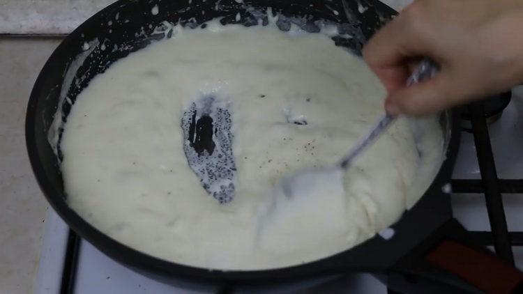 Για να μαγειρέψετε ένα πιάτο, μαγειρέψτε μπεσαμέλ