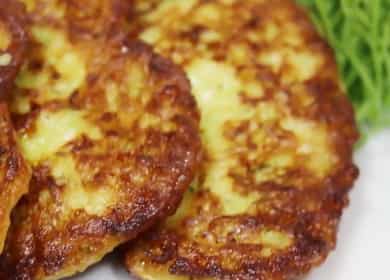 Orihinal na zucchini pancakes na may keso 🧀