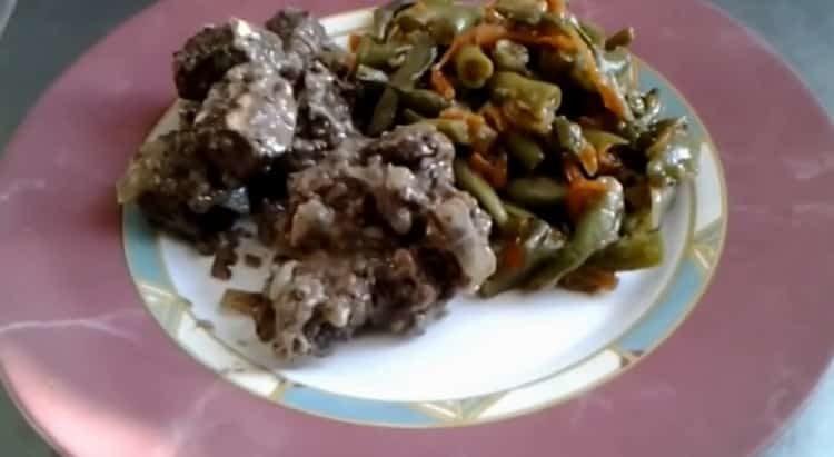 Beef atay: isang hakbang-hakbang na recipe na may mga larawan