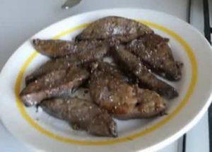 Fried Baboy atay: isang hakbang-hakbang na recipe na may mga larawan