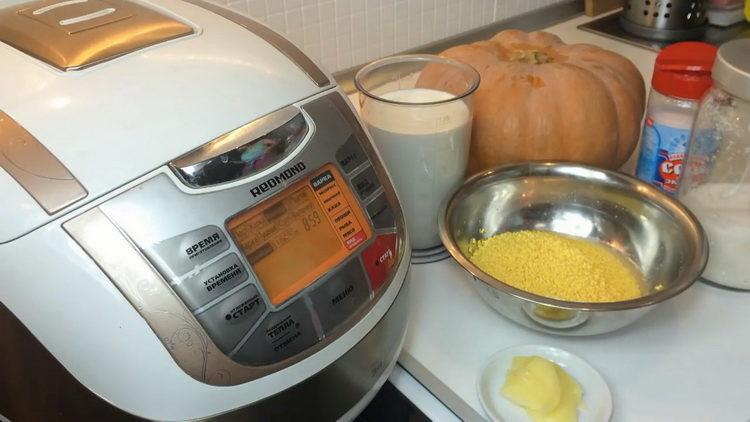 Come cucinare il porridge di miglio con la zucca in una pentola a cottura lenta