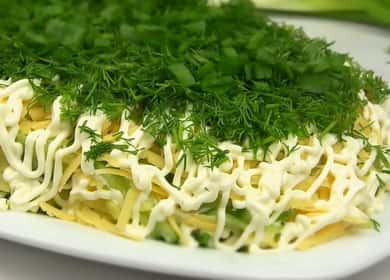 Salad recipe Herring sa ilalim ng isang bagong amerikana 🥗