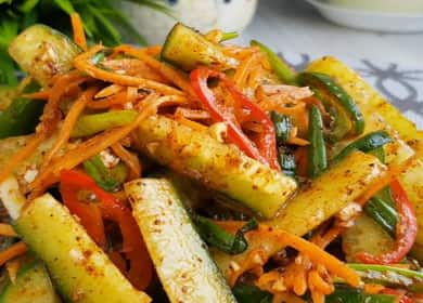 Бърза и вкусна салата от корейски краставици 🥒