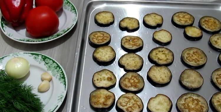 nagpapadala kami ng mga eggplants sa oven