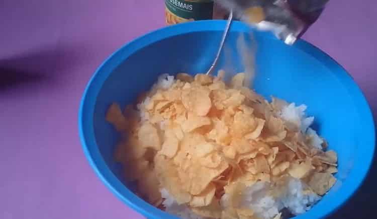 أضف الأرز للطهي