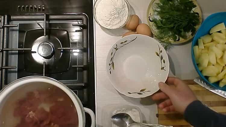 Vaření kuřecí jaterní polévka
