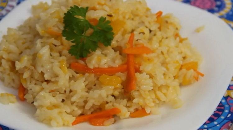 Ricetta quaresimale per deliziosa zucca con riso