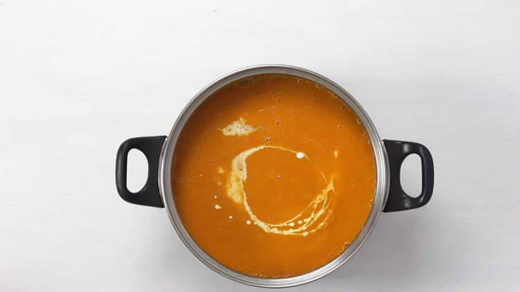 ricetta classica di purea di zuppa di zucca