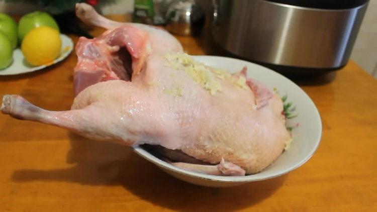 Chcete-li připravit kachnu, připravte ingredience