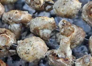 Mga Mushrooms BBQ - isang recipe para sa mga kabute sa grill 🍄