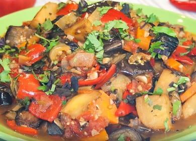 Ajapsandal - وصفة لالخضار الخضروات العجاف