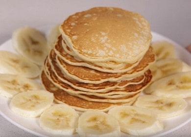 Pancakes alla banana - deliziosa colazione  in 5 minuti