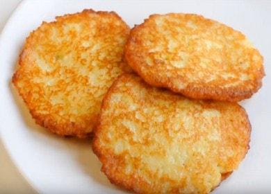 Ang klasikong recipe para sa pinaka-masarap na pancake ng patatas