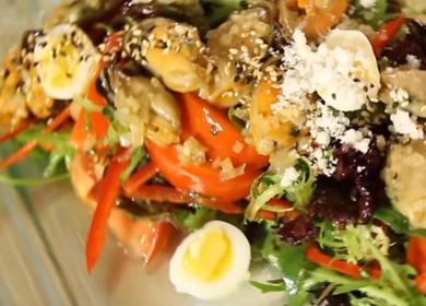 Salad na may mussel  - recipe mula sa chef