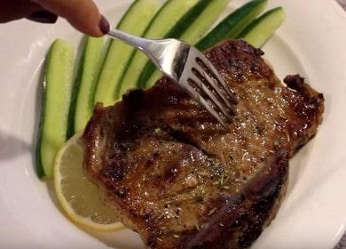 Juicy pork steak  - madali at simple