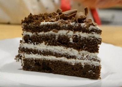 Kefir Chocolate cake  Itim na Prinsipe