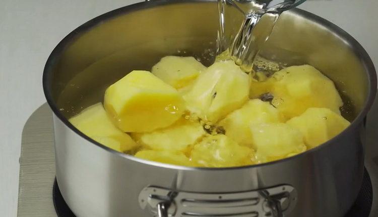 išvirkite bulves