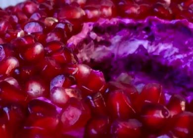 Šventinės salotos  Granatos apyrankė
