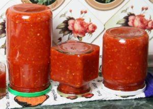 valmista mausteinen tomaattien houkutus talveksi yksinkertaisen reseptin avulla