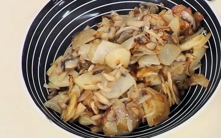Paano magprito ng patatas sa isang hakbang-hakbang na recipe gamit ang mga larawan