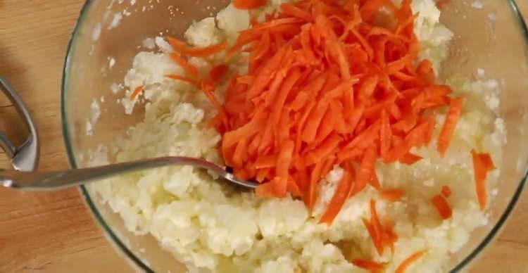 изпращаме брашно и морков към лука