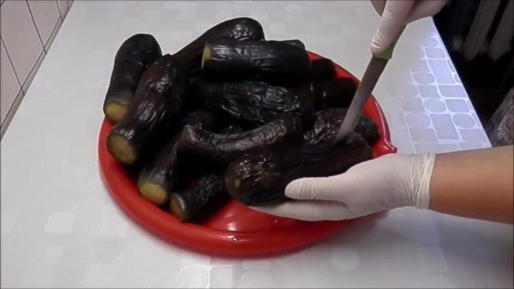 gumawa ng mga eggplants sa talong