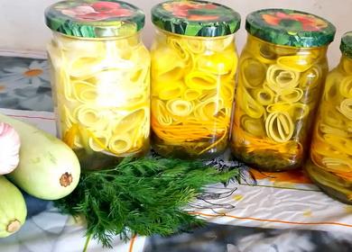 Goldene Rezepte ки Zucchini-Rohlinge für den Winter