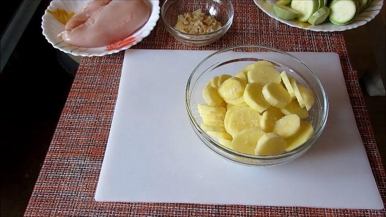 slané brambory