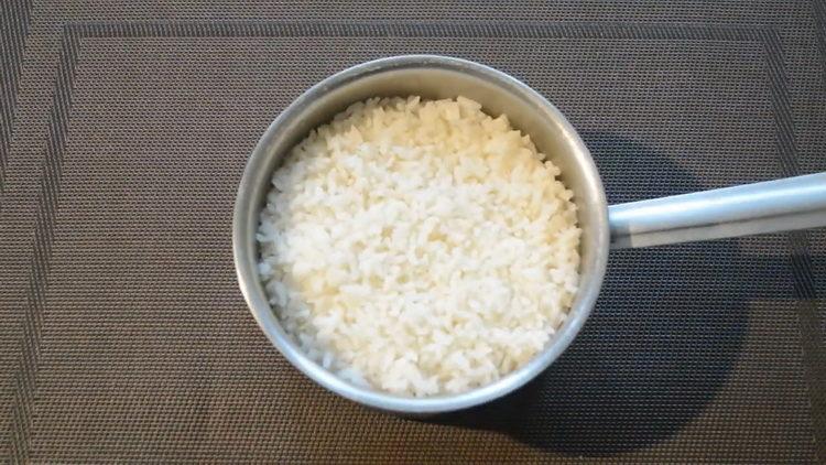 Išvirkite ryžius