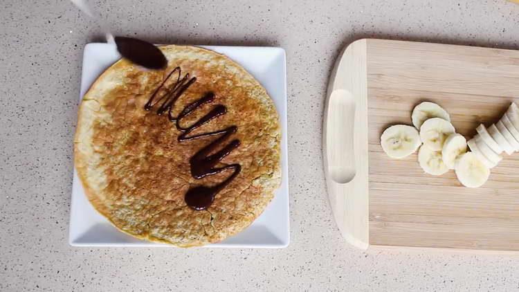 grasa pancake na may tsokolate